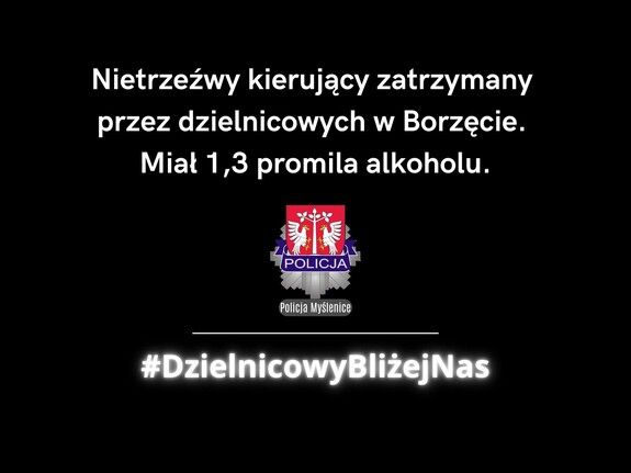 50-latek kierował samochodem pijany i bez uprawnień. Miał 1,3 promila alkoholu