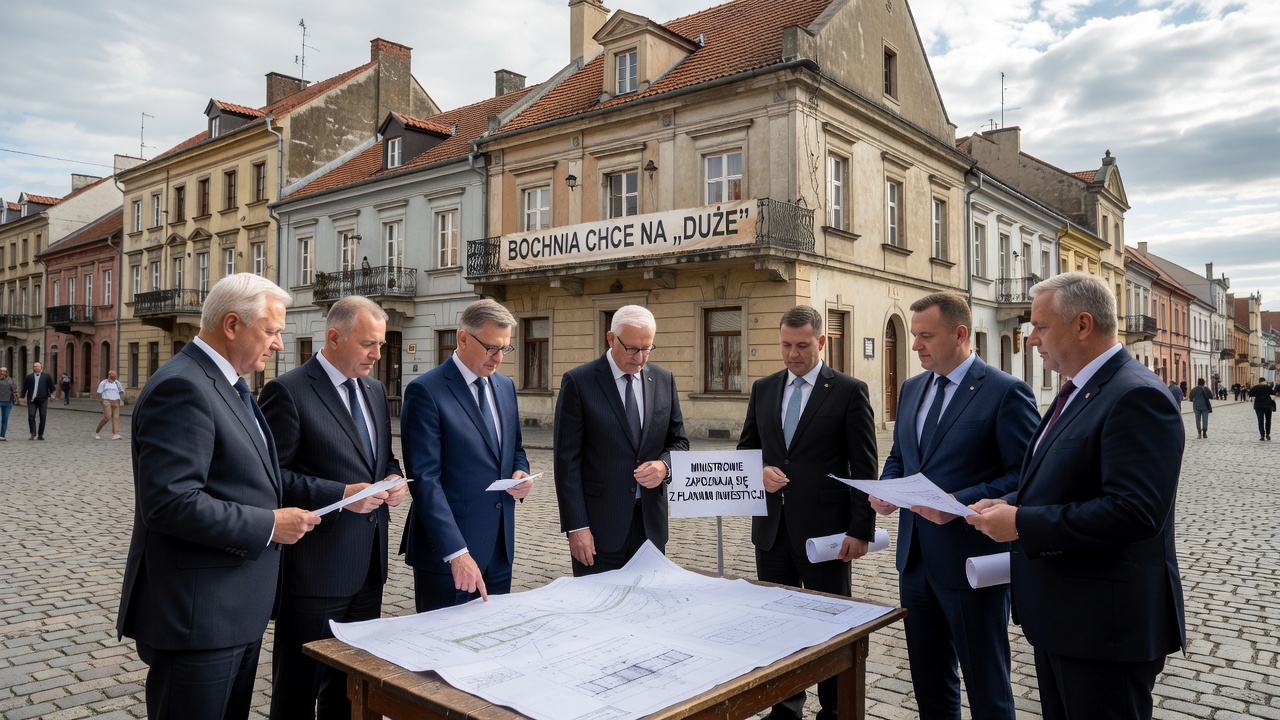 Bochnia chce na „duże". Ministrowie zapoznali się z planami inwestycji