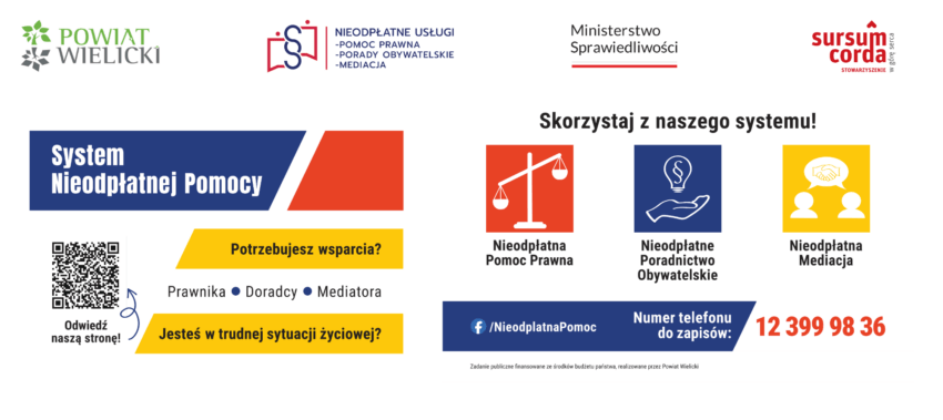Darmowa pomoc prawna w Powiecie Wielickim. Gdzie się zwrócić?