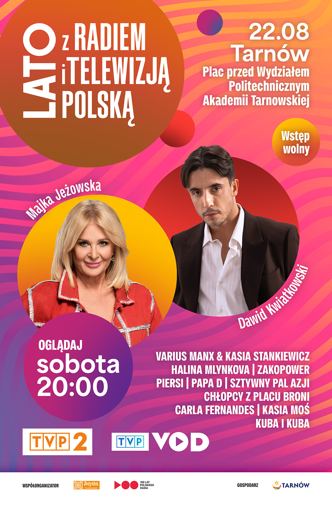 Gwiazdy muzyki przyjeżdżają do Tarnowa. Znamy line-up koncertu