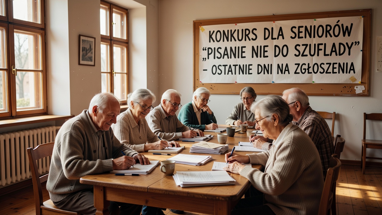 Konkurs dla seniorów "Pisanie nie do szuflady" - ostatnie dni na zgłoszenia