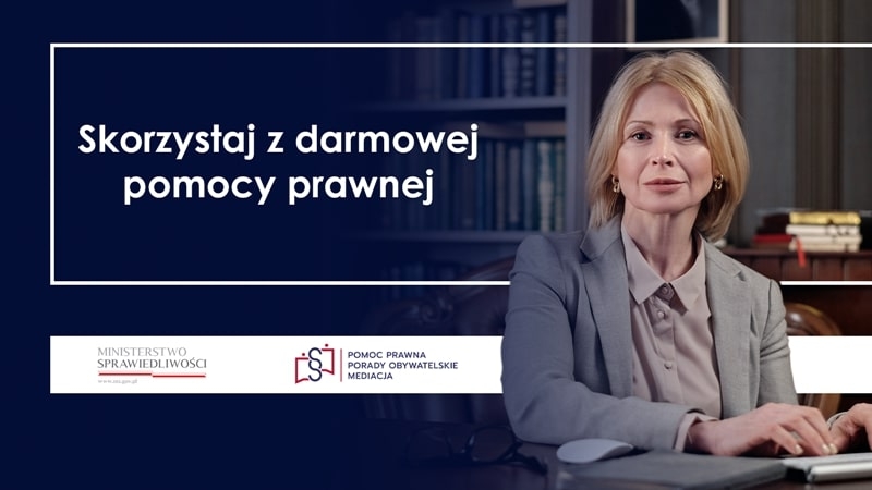 Nieodpłatna pomoc prawna dostępna dla mieszkańców powiatu wadowickiego