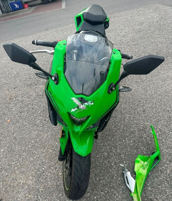 Nietrzeźwy motocyklista spowodował wypadek w Polance Wielkiej