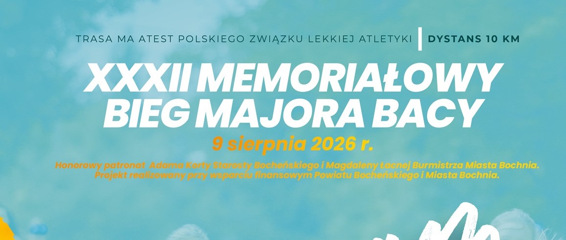 Piknik nad Rabą i Memoriałowy Bieg Majora Bacy w niedzielę w Chodenicach