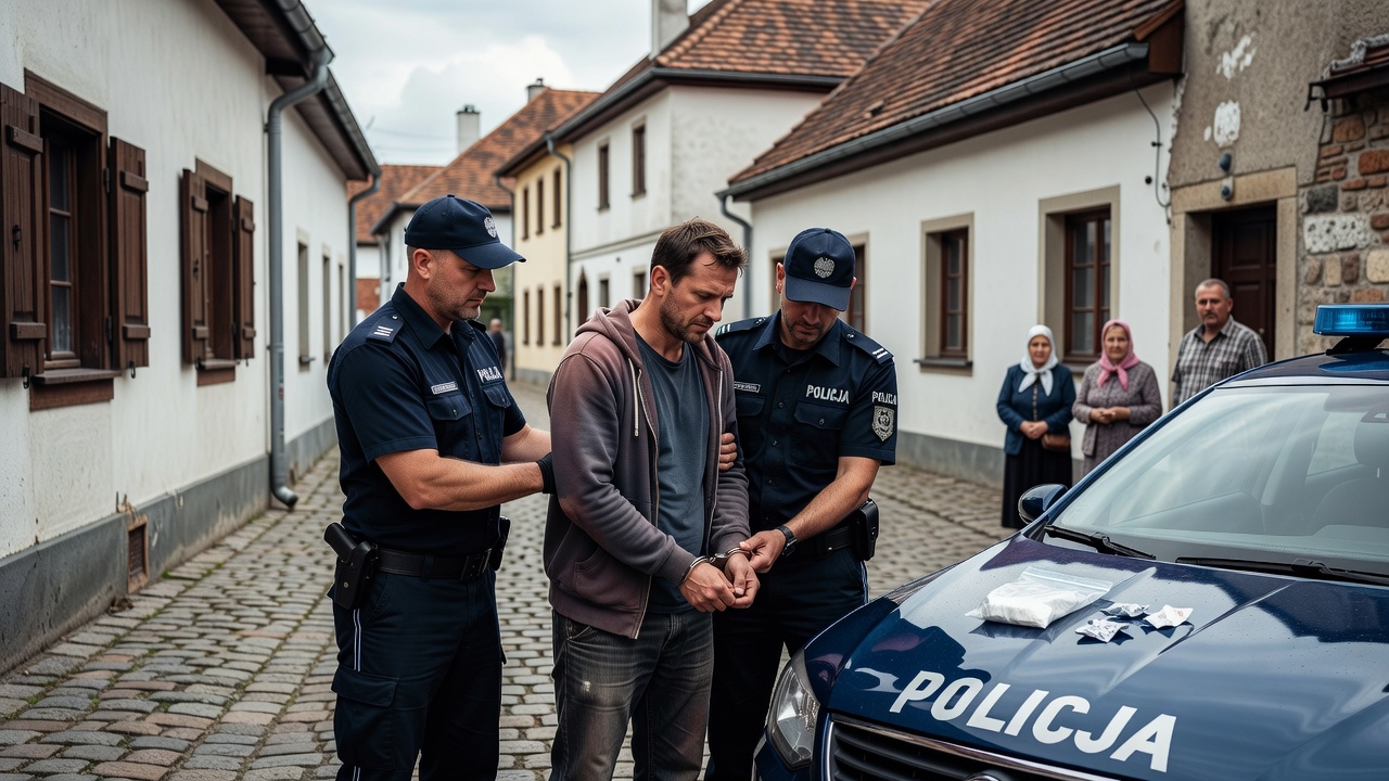 Policja zatrzymała poszukiwanego z narkotykami w Makowie Podhalańskim