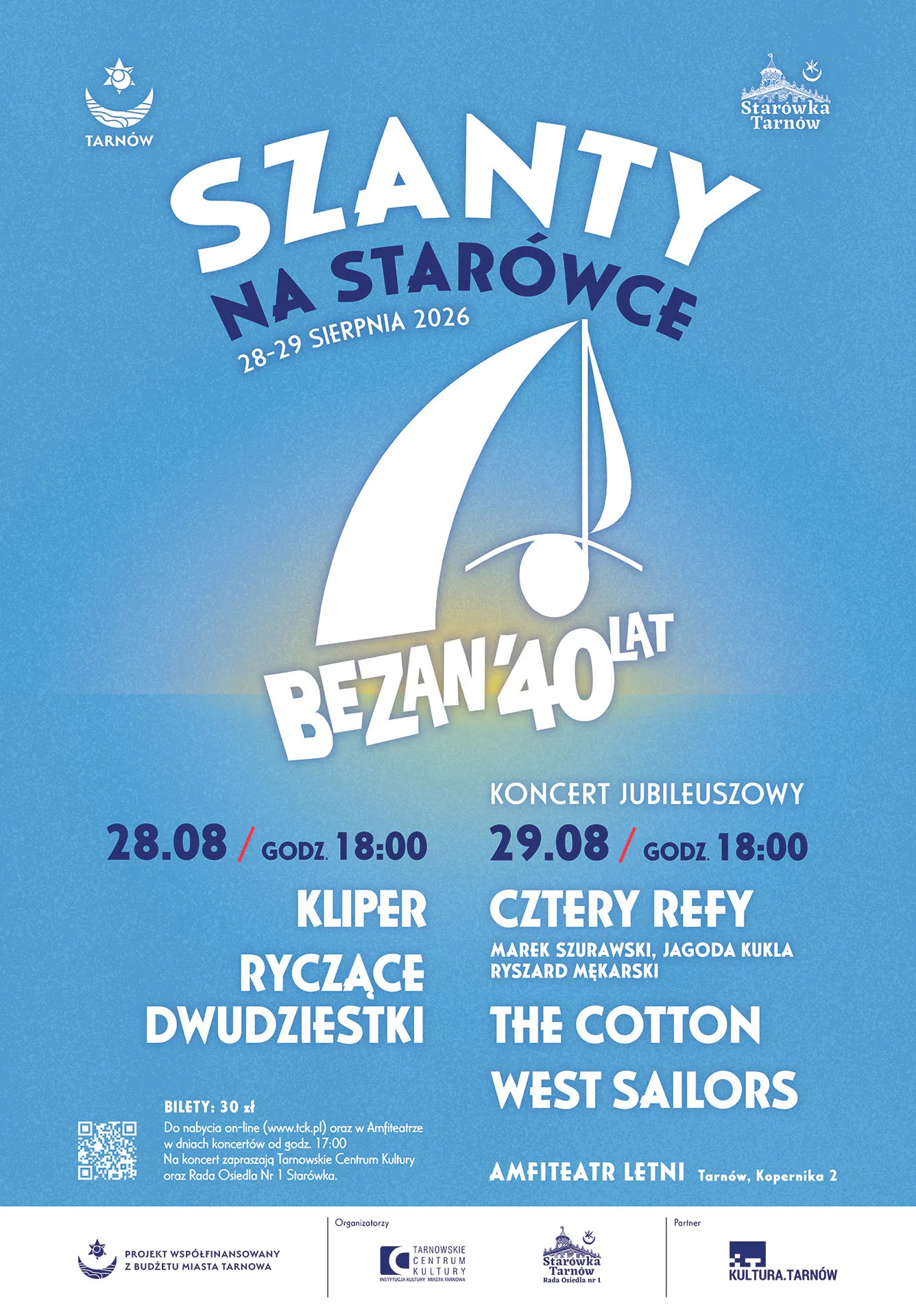 Szanty na Starówce. Tarnów świętuje 40 lat festiwalowej tradycji