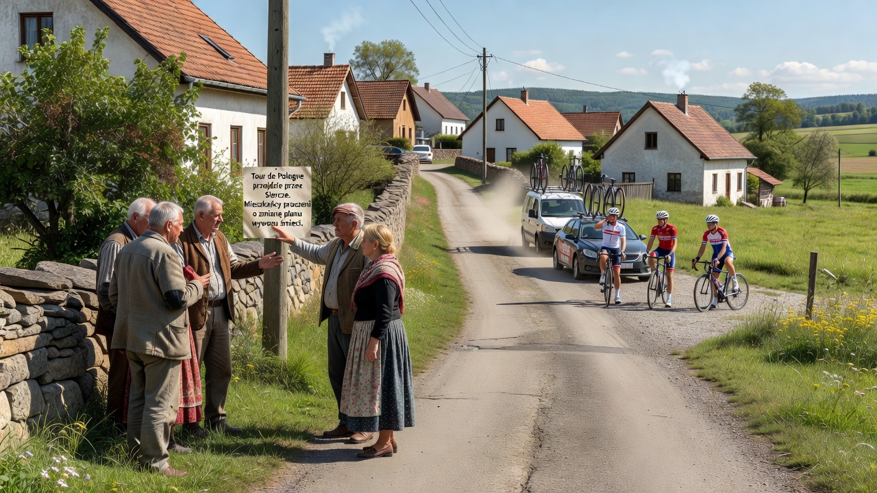 Tour de Pologne przejdzie przez Siercze. Mieszkańcy proszeni o zmianę planu wywozu śmieci