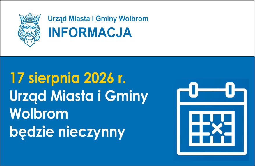 UMiG Wolbrom nieczynny 17 sierpnia. Przyczyna to kompensata za święto