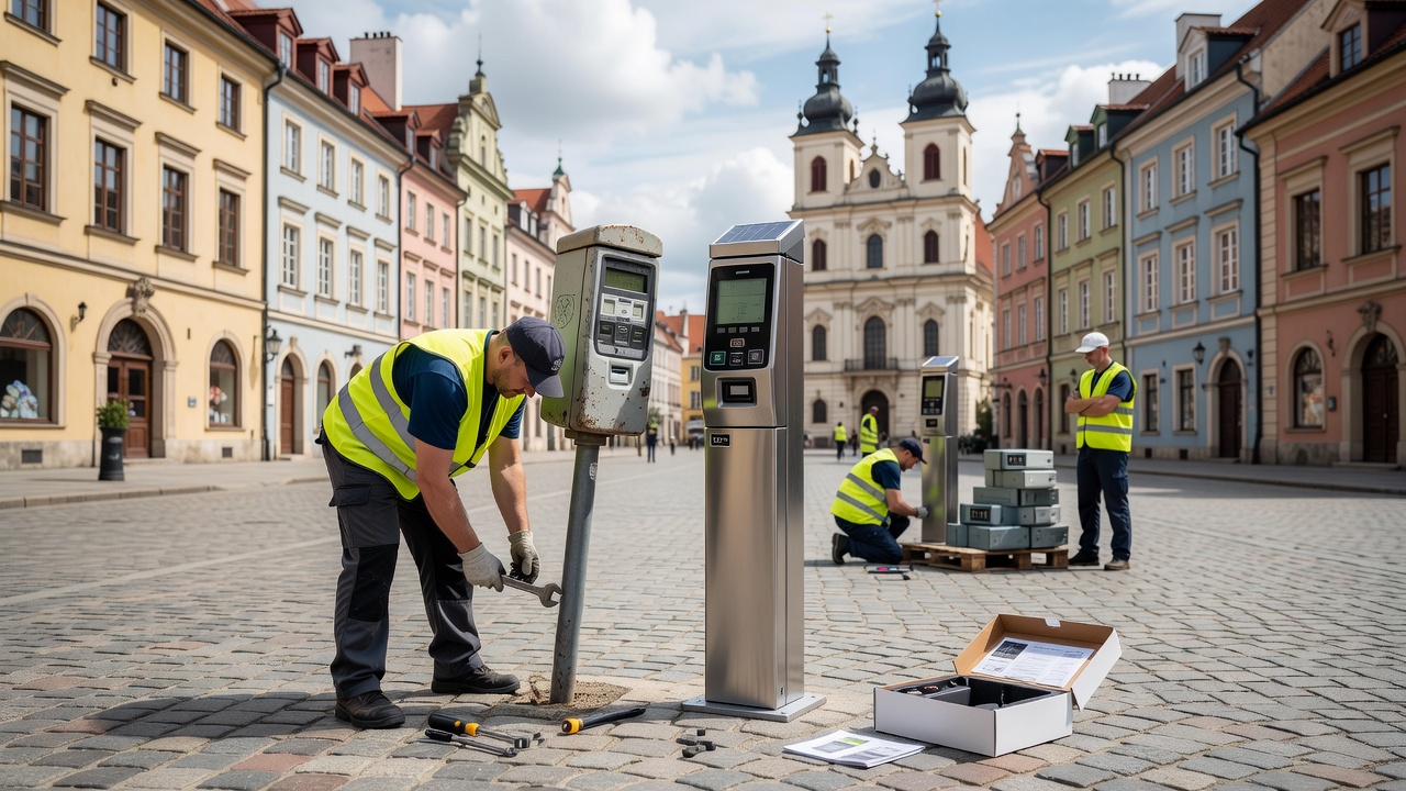 Wymiana parkomatów w Wieliczce. 20 urządzeń zostanie wymienione