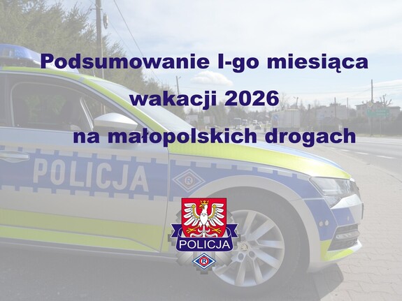 Wypadki, śmierci i kontrole. Pierwsza połowa wakacji 2026 w Małopolsce
