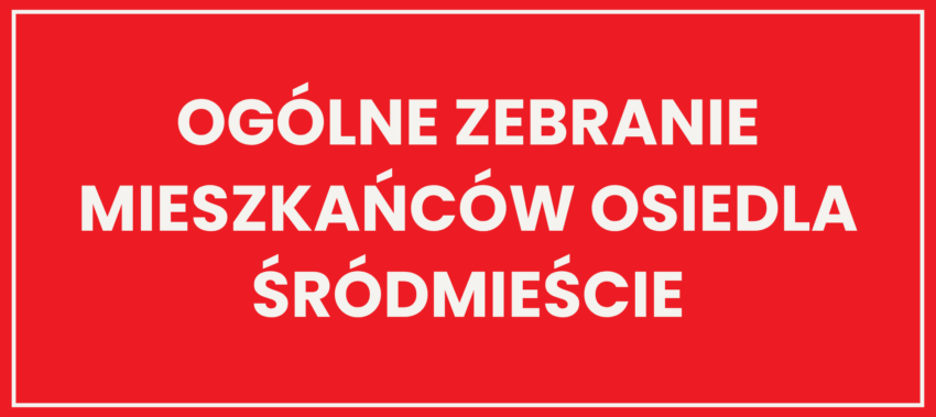 Zebranie mieszkańców Osiedla Śródmieście w Niepołomicach