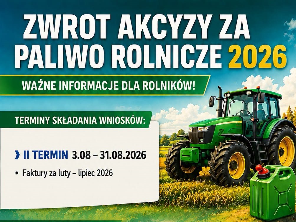 Zwrot akcyzy za paliwo rolnicze. Drugi nabór wniosków ruszył