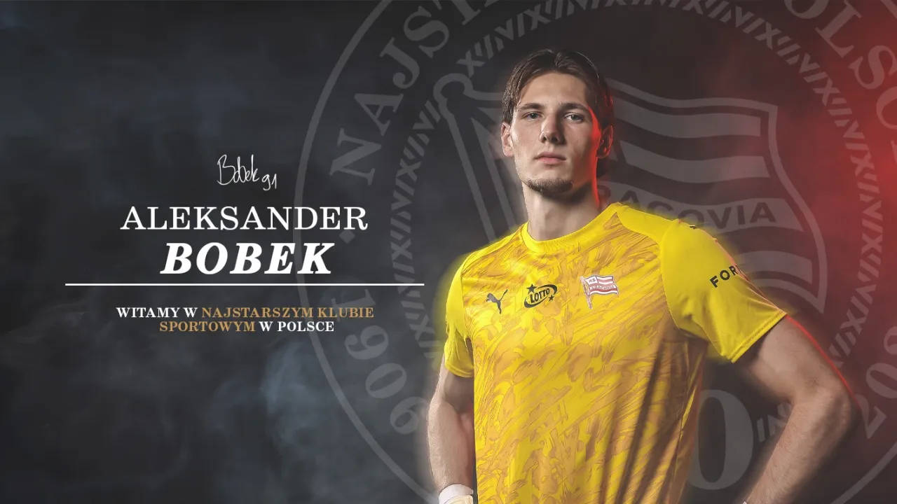 Aleksander Bobek bramkarzem Cracovii. Podpisał trzyletni kontrakt