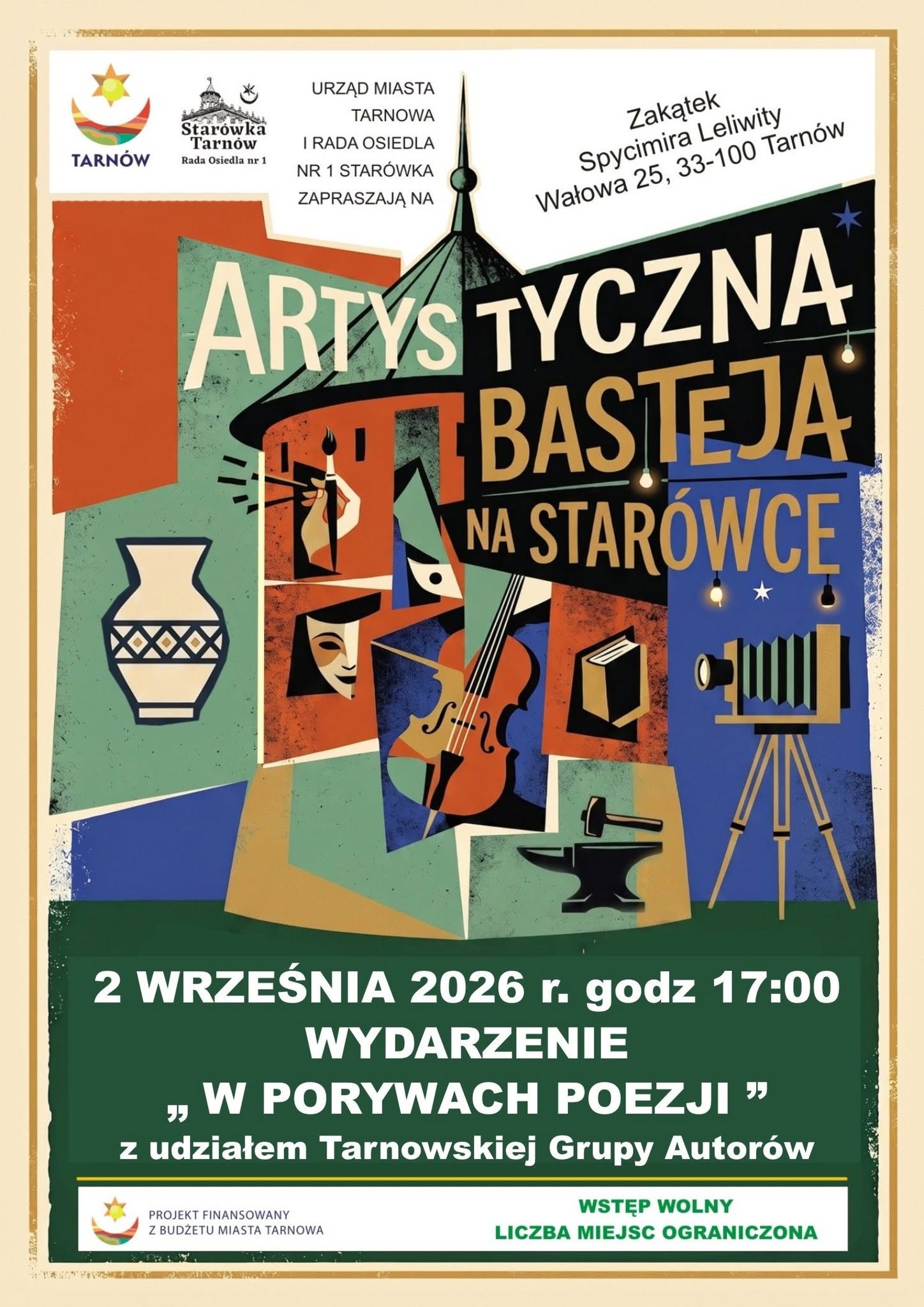 Baseja w Tarnowie zyskuje nowe życie. Rada Osiedla organizuje poetycką imprezę