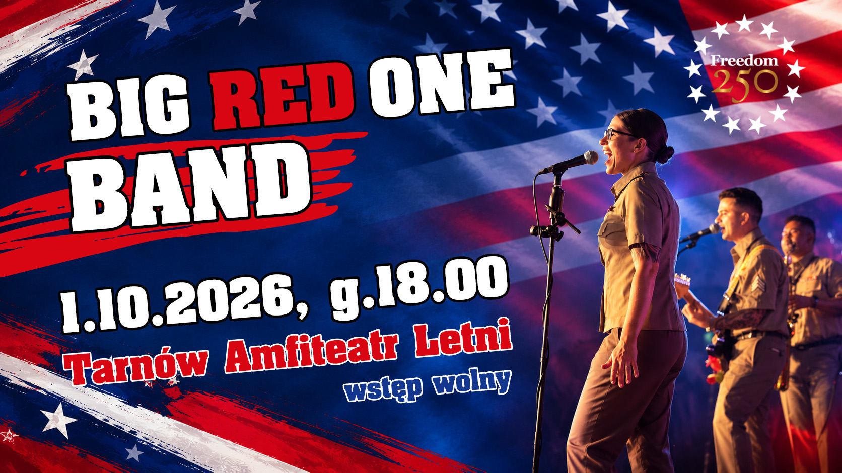 "Big Red One" Band zagra w Tarnowie. Koncert orkiestry Armii USA