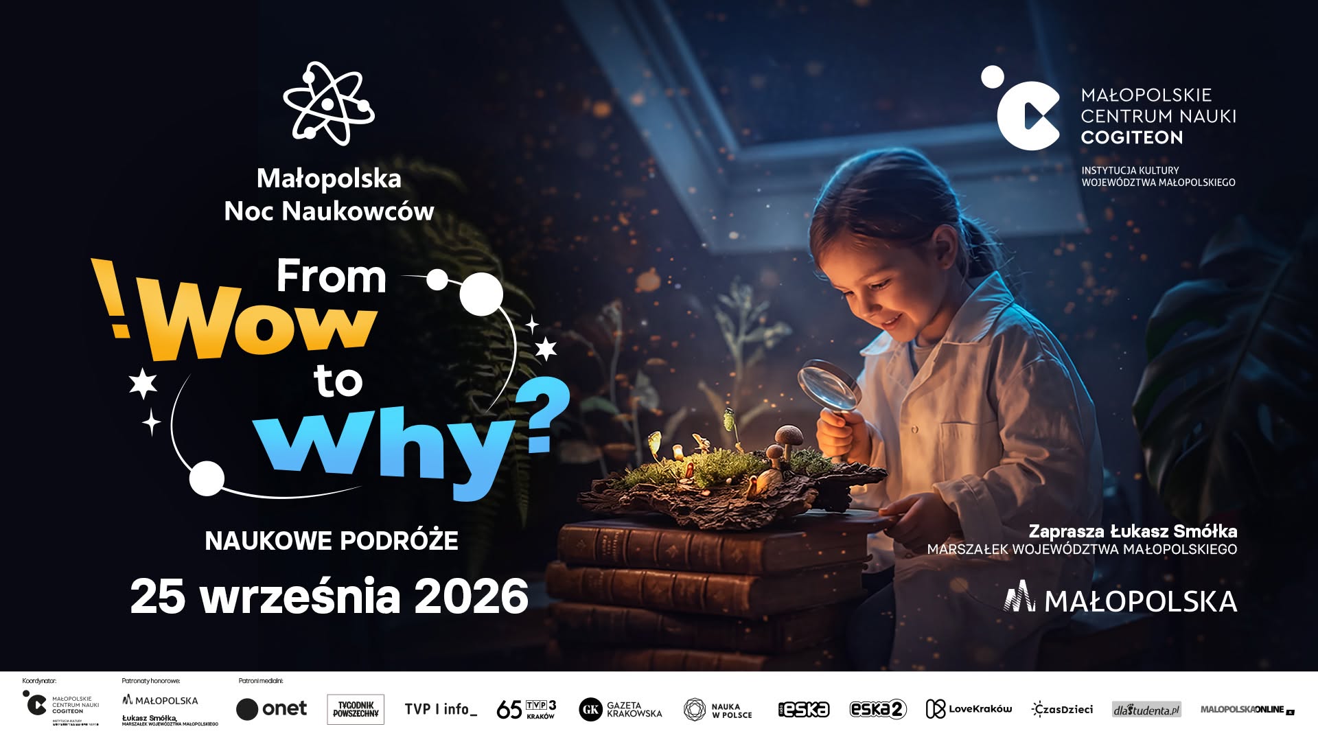 Blisko 80 pokazów nauki czeka w Wadowicach. 20. Noc Naukowców już 25 września