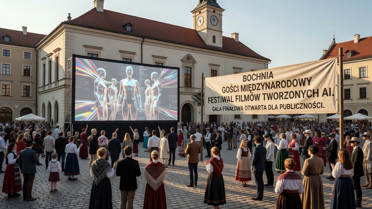 Bochnia gości międzynarodowy festiwal filmów tworonych AI. Gala finałowa otwarta dla publiczności