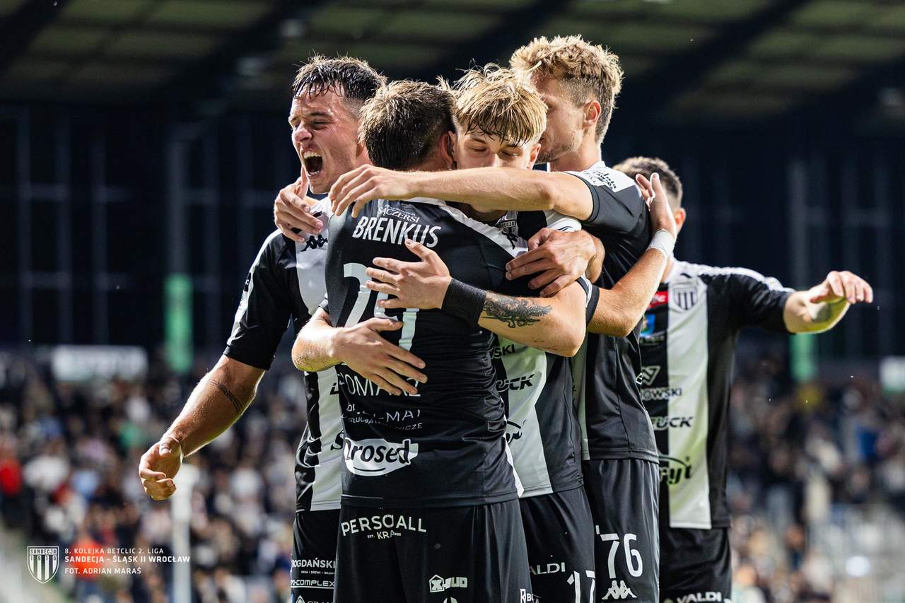 Brenkus najbardziej produktywnym zawodnikiem Sandecji po 8. kolejce
