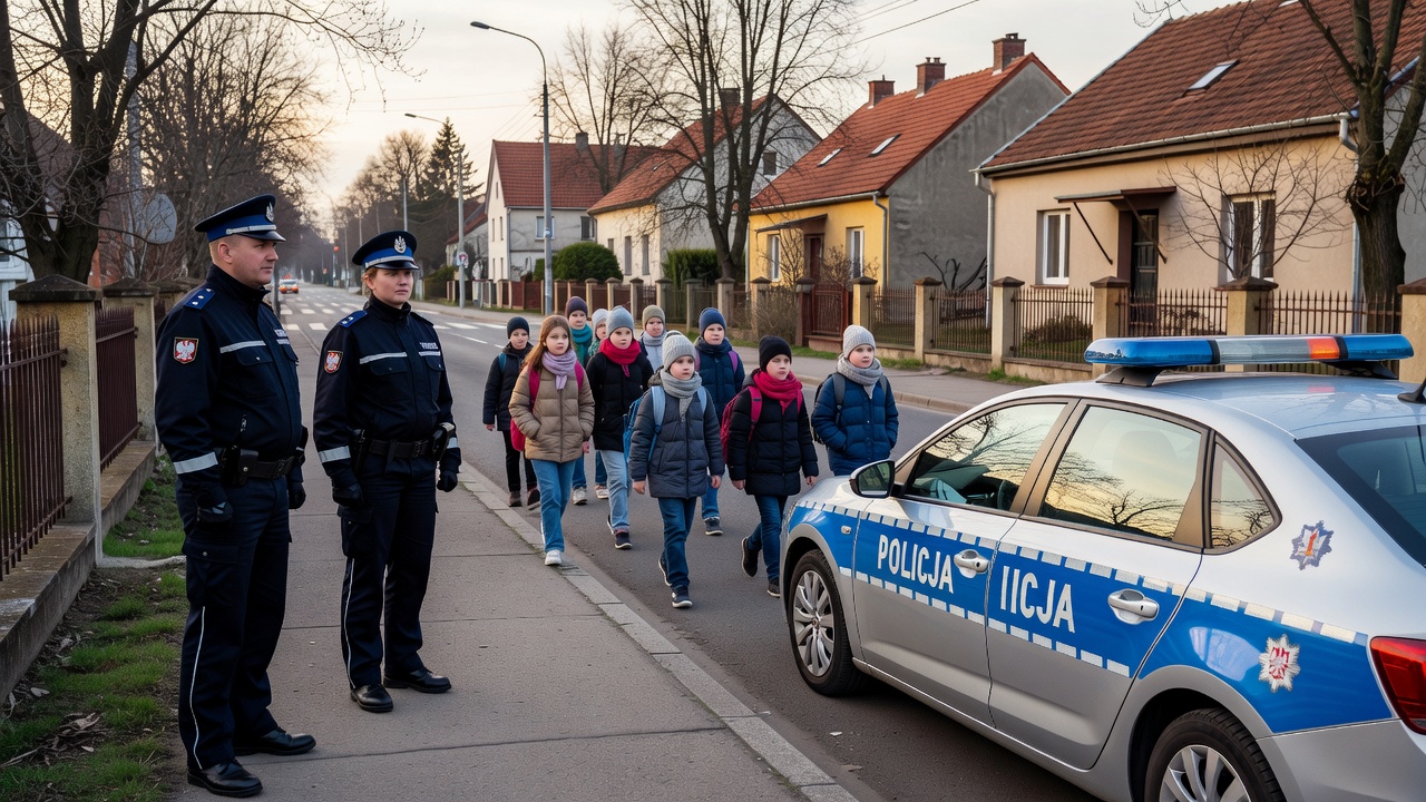 Chrzanów: policja czuwa nad bezpieczeństwem uczniów w drodze do szkoły