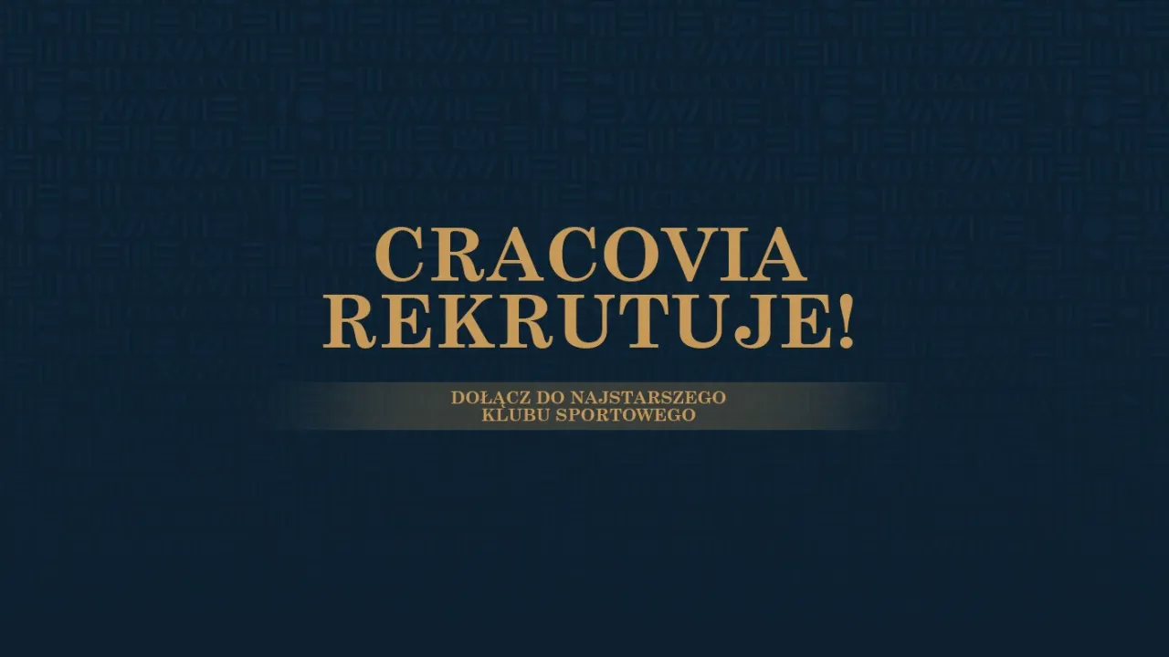 Cracovia szuka Video Content Creatora. Praca na stadionie przy meczach