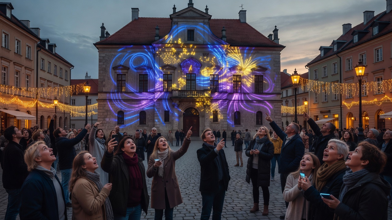 Festiwal Światła Gorlice zakończony. Dwa wieczory pełne iluminacji i efektów