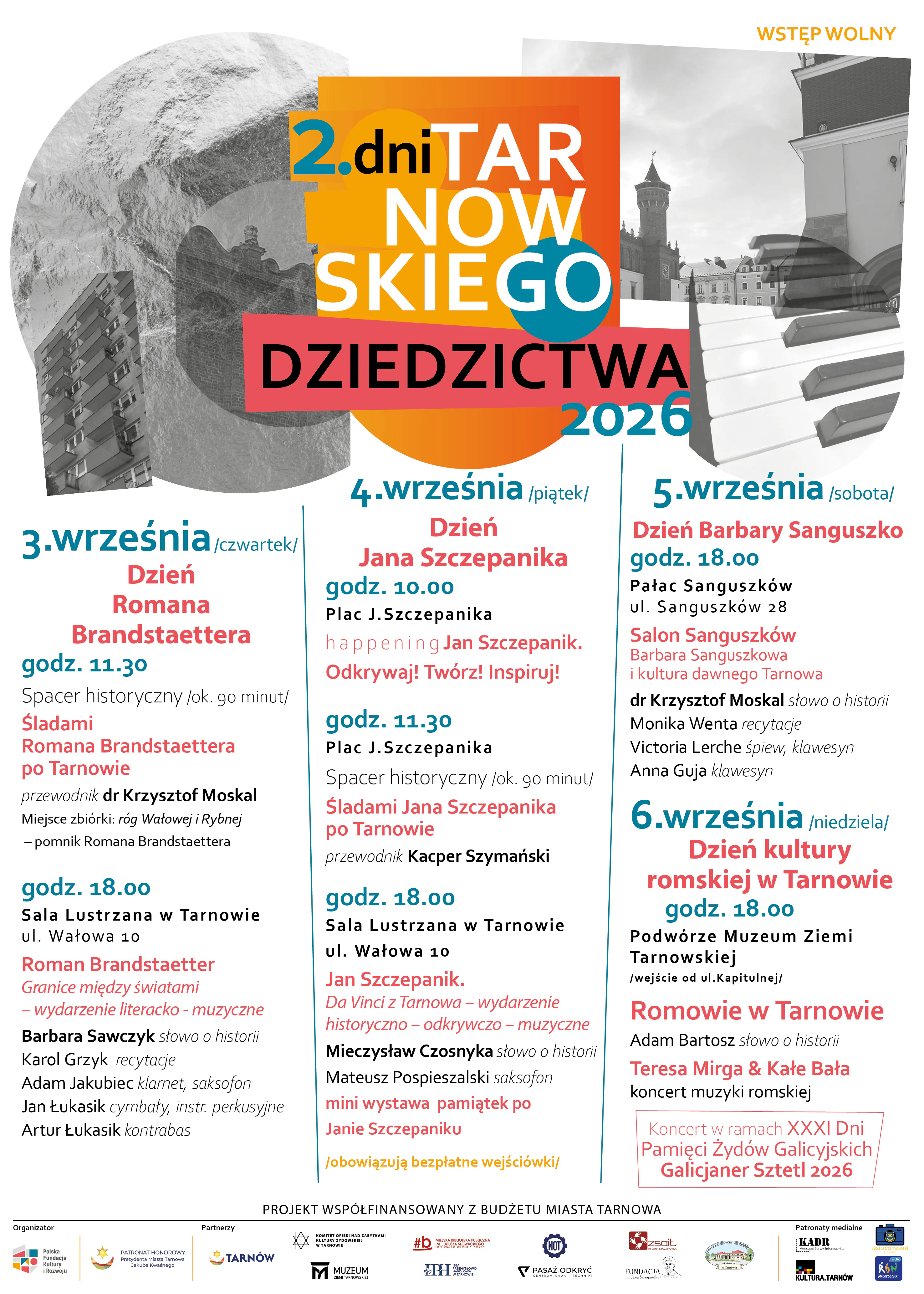 II Dni Tarnowskiego Dziedzictwa. Spacery, muzyka i historie miasta