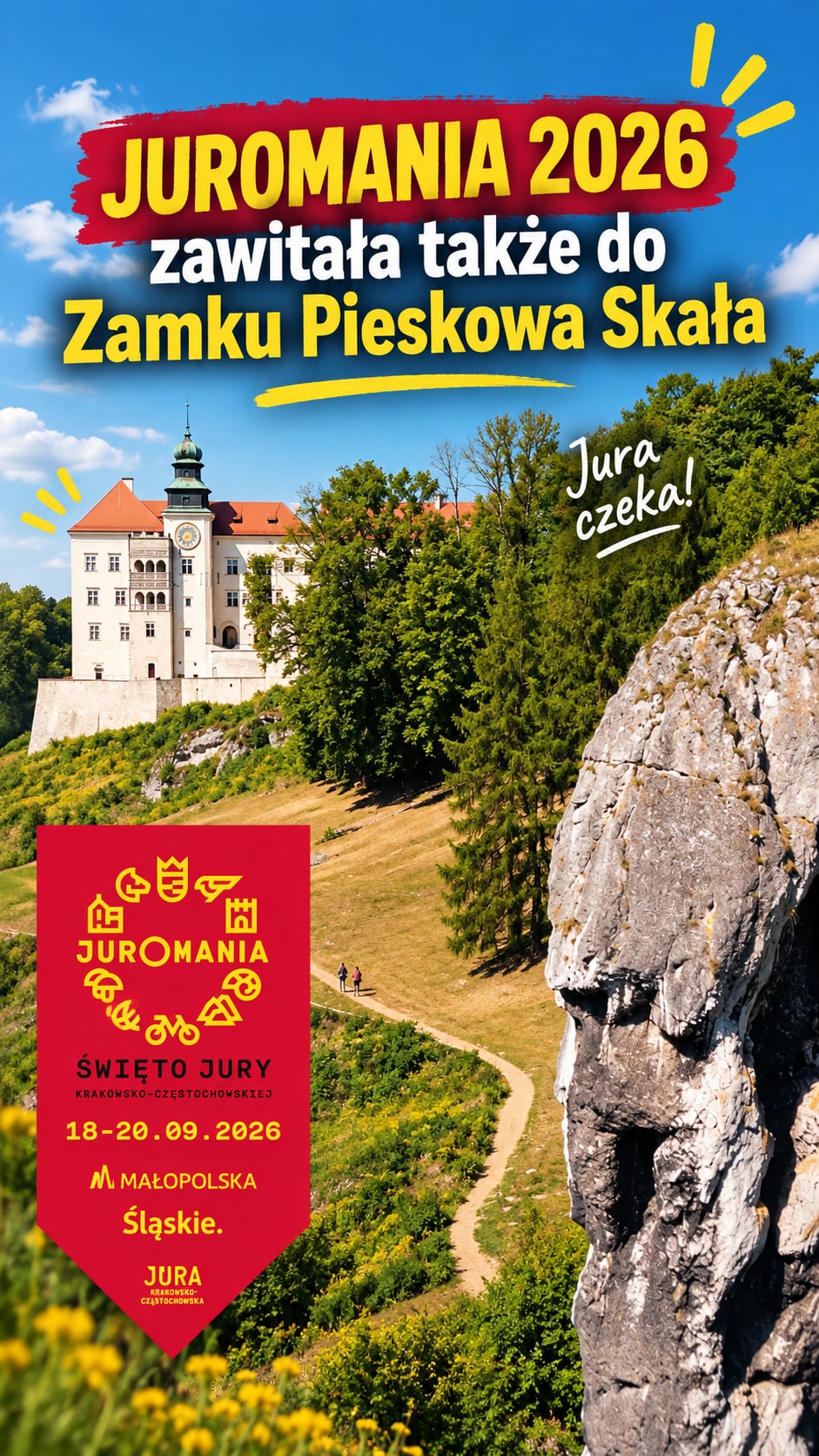 Juromania 2026 na Zamku Pieskowej Skały. Historią Jury żyją nawet mury