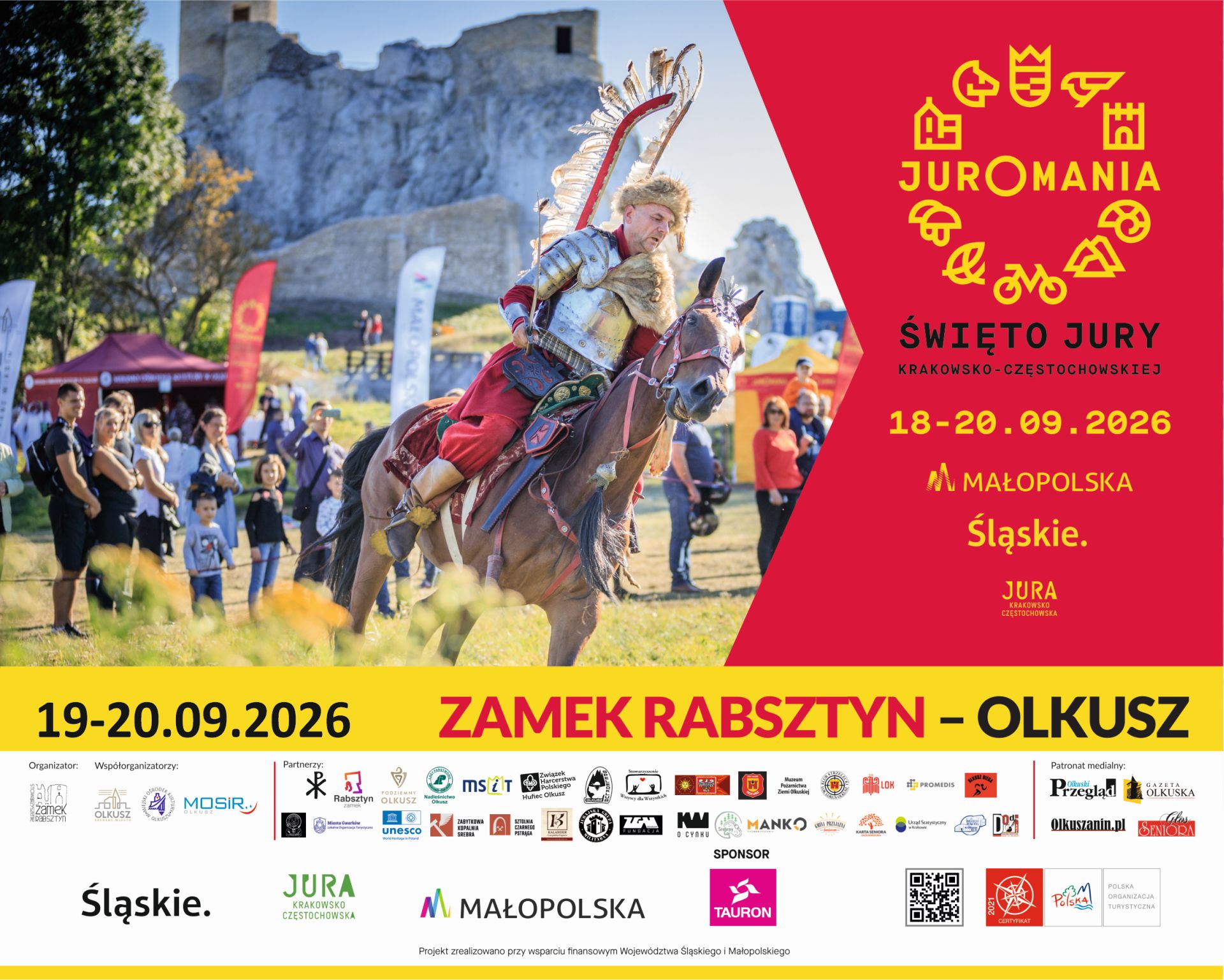 Juromania 2026: szkockie dudy, sarmackie bitwы i górnicze tradycje w Olkuszu