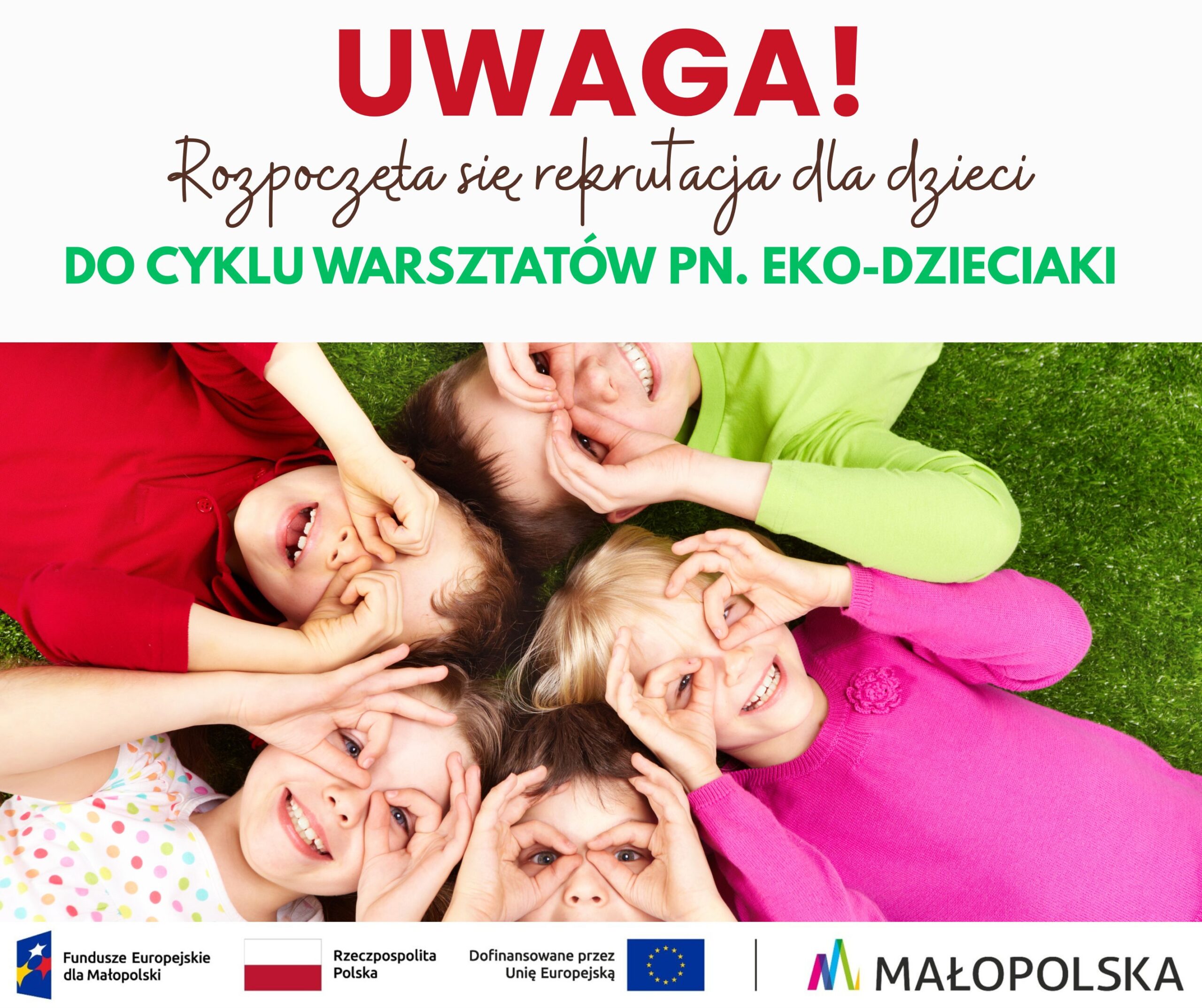 Libiąż rekrutuje dzieci do warsztatów "Eko-dzieciaki"