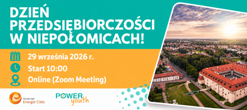 Młodzi przedsiębiorcy z Niepołomić zaproszeni na spotkanie o społecznościach energetycznych