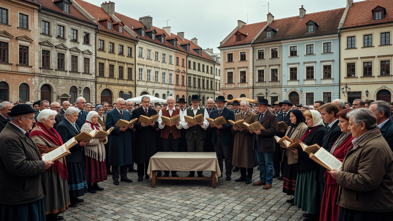 Narodowe Czytanie w Bochni. „Dziady" Mickiewicza na bocheńskim Rynku