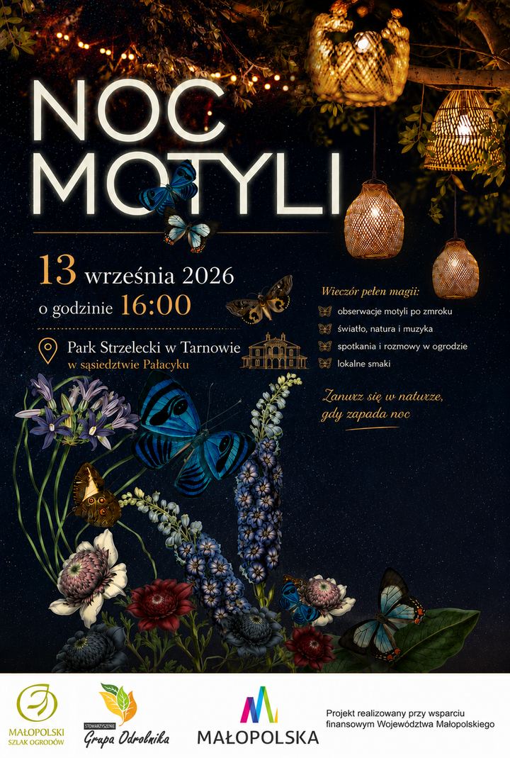 "Noc Motyli" w Parku Strzeleckim. Koncert, warsztaty i zabawy dla całej rodziny