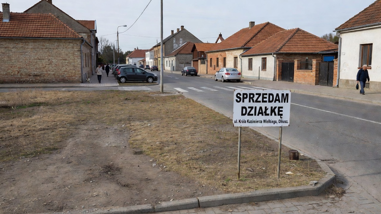 Olkusz sprzedaje działkę przy ul. Króla Kazimierza Wielkiego