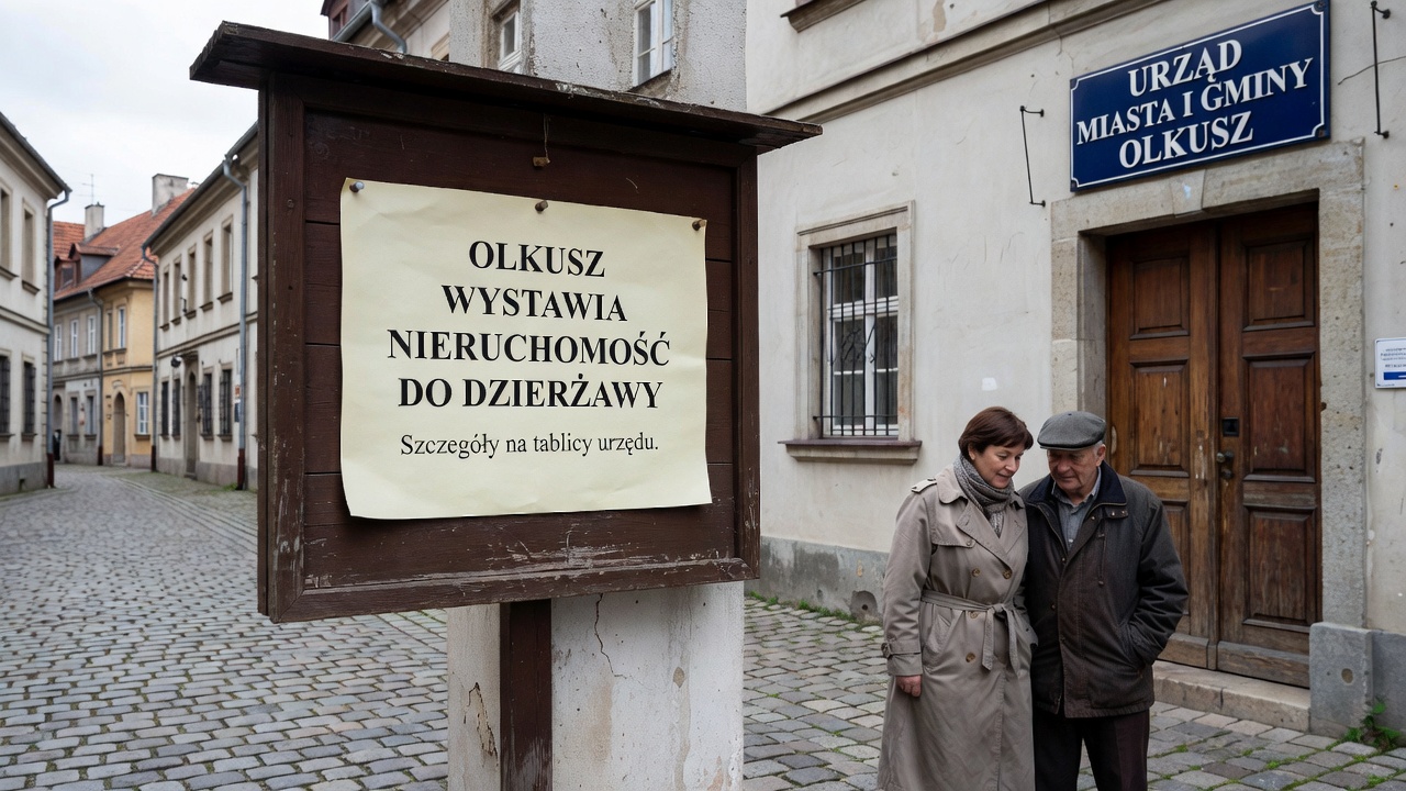 Olkusz wystawia nieruchomość do dzierżawy. Szczegóły na tablicy urzędu