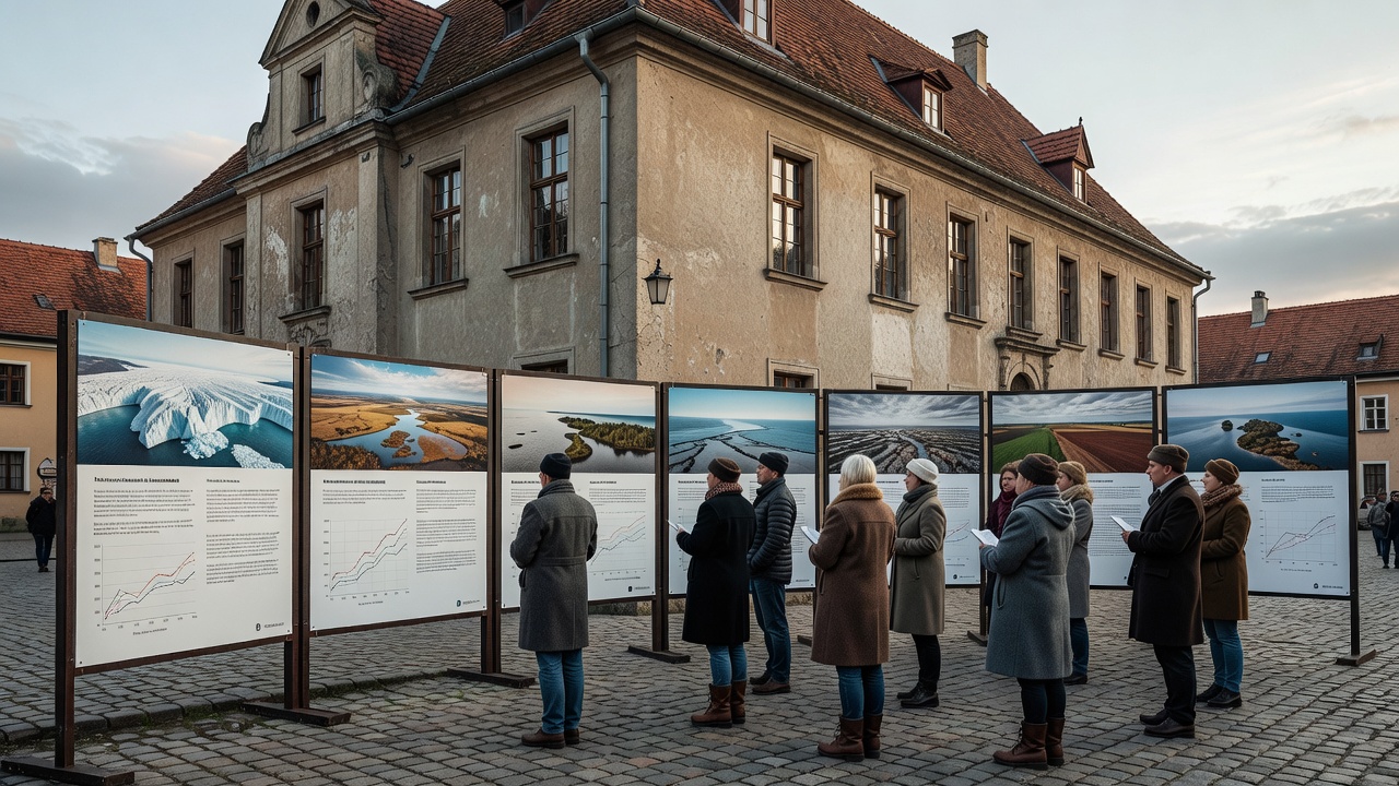 Oświęcim. Nowa wystawa o klimacie stanęła przy bibliotece