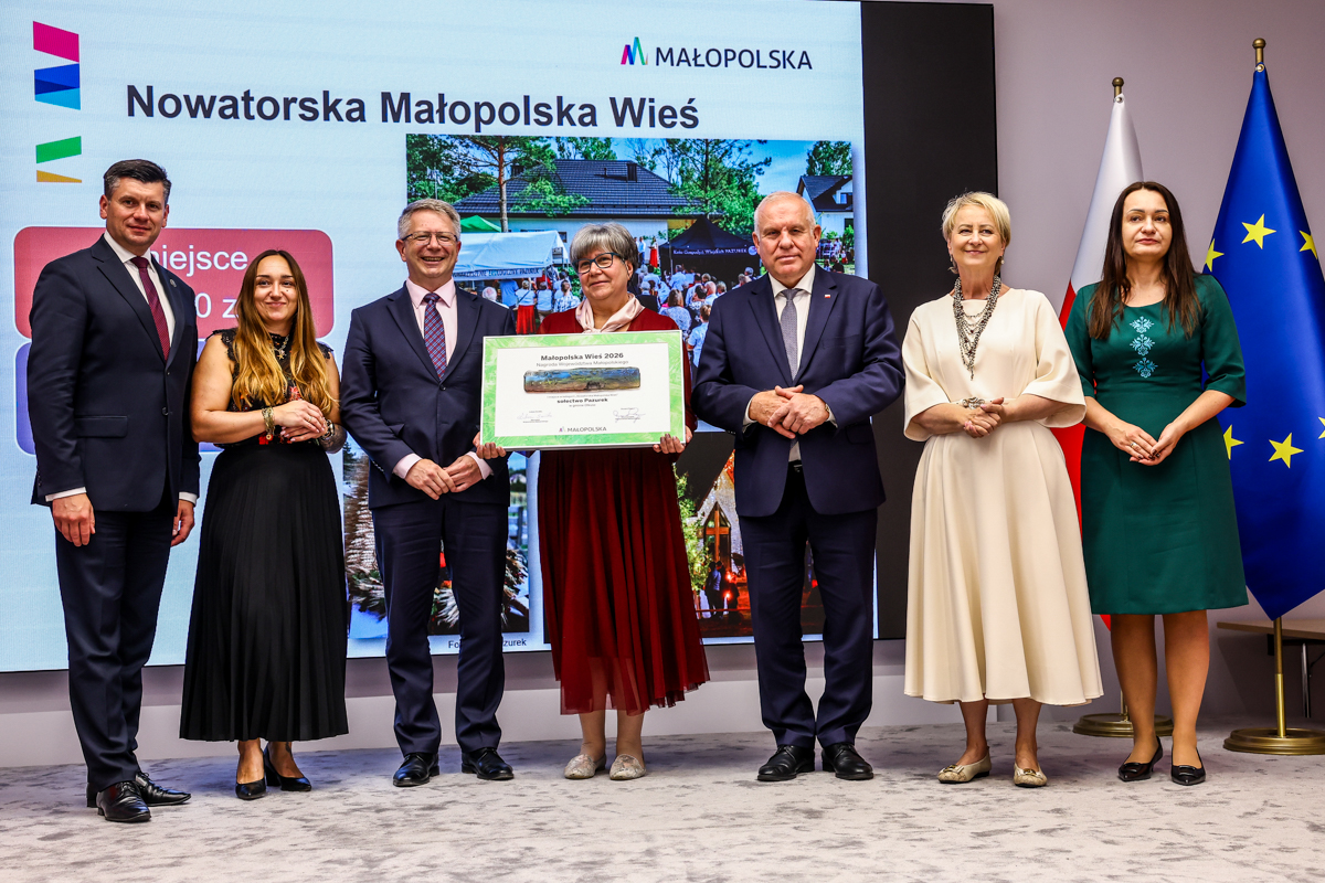 Pazurek zdobył nagrodę "Małopolska Wieś 2026" w kategorii nowatorskiej