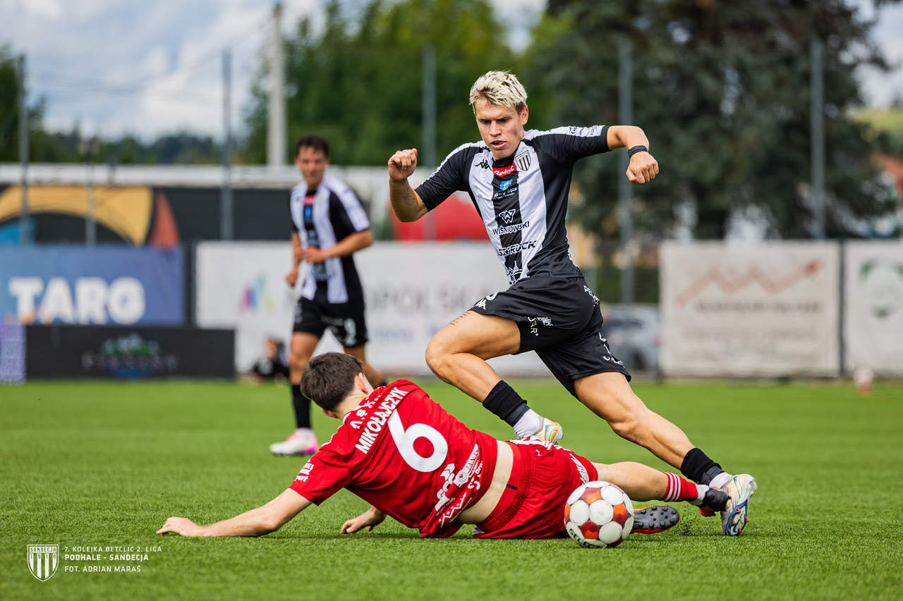 Podhale pokonało Sandecję w derbach Małopolski. Druga porażka sądeckiego zespołu
