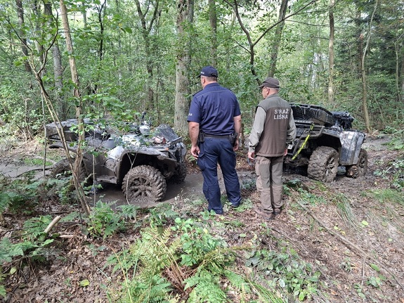 Policja i Straż Leśna wspólnie pilnują bezpieczeństwa w lasach
