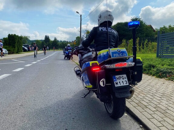 Policja kontrolowała motocyklistów. Ponad 50 pojazdów sprawdzonych na drogach powiatu