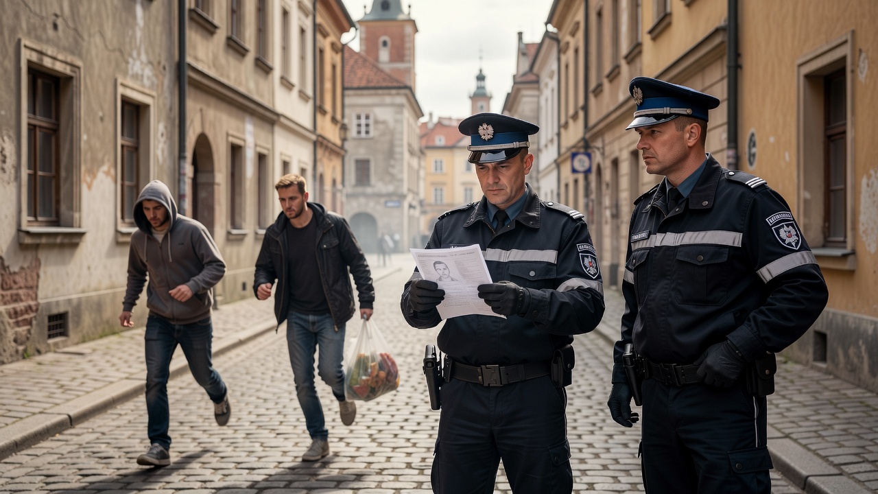 Policja szuka mężczyzn podejrzanych o kradzież artykułów spożywczych w Tarnowie