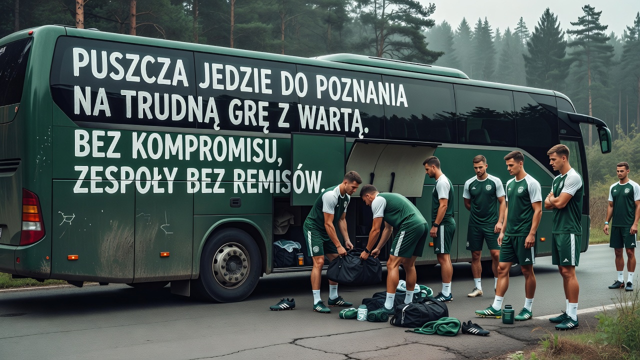 Puszcza jedzie do Poznania na trudną grę z Wartą. Bezkompromisowei zespoły bez remisów