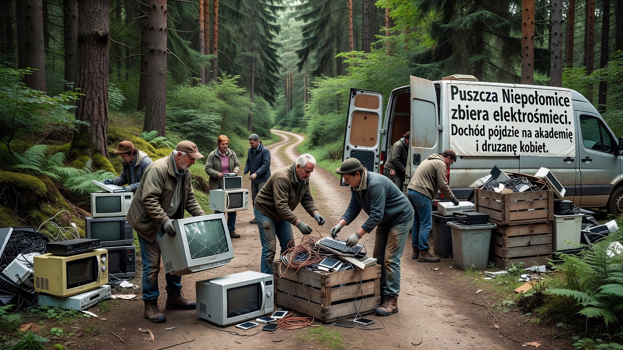 Puszcza Niepołomice zbiera elektrośmieci. Dochód pójdzie na akademię i drużynę kobiet