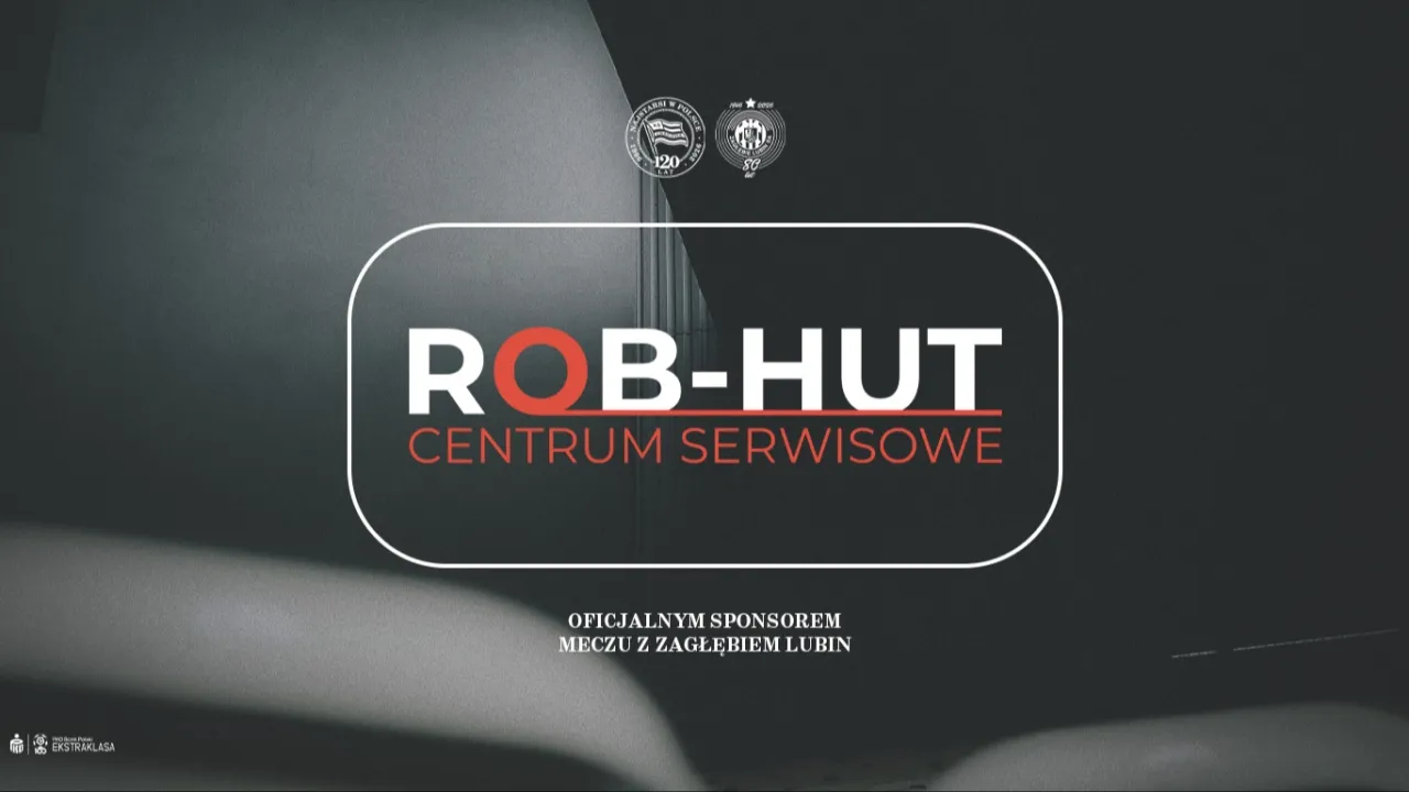 ROB-HUT sponsorem meczu Cracovia - Zagłębie Lubin