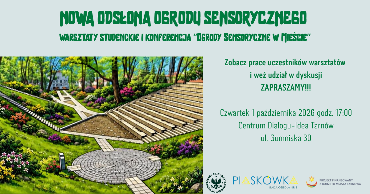 Studenci architektury pracują nad ogrodzeniami sensorycznymi w Tarnowie