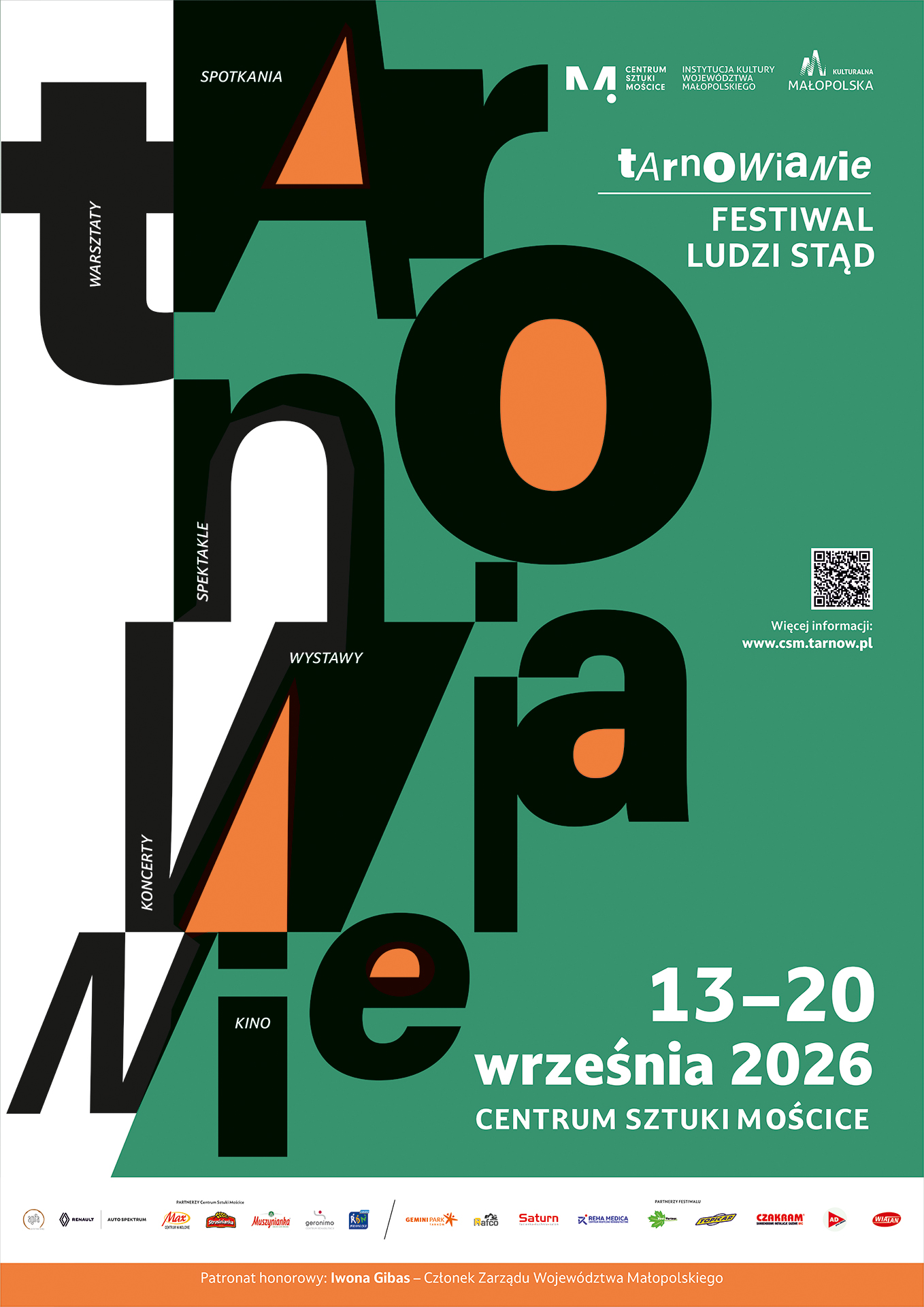 VI Festiwal TARNOWIANIE startuje 13 września. Spektakle, filmy i spotkania