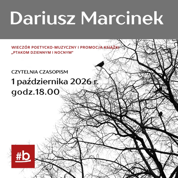 Wieczór poetycko-muzyczny Dariusza Marcinka w Tarnowie
