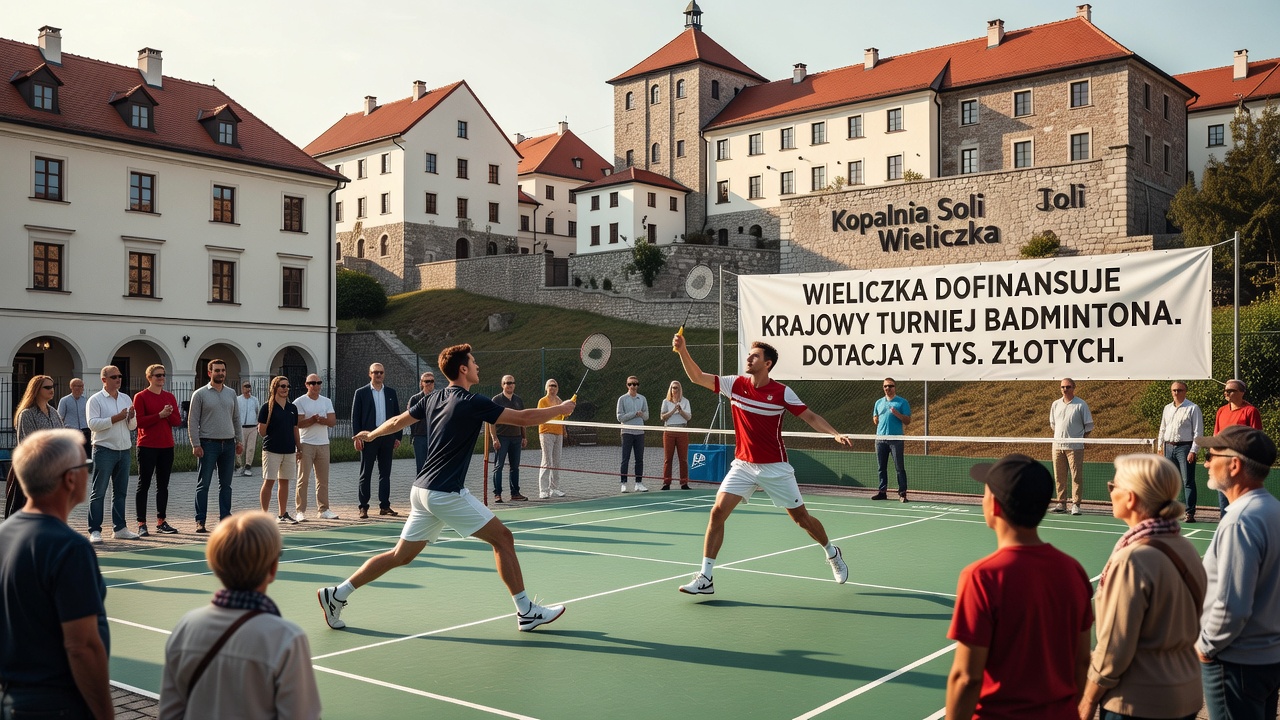 Wieliczka dofinansuje krajowy turniej badmintona. Dotacja 7 tys. złotych