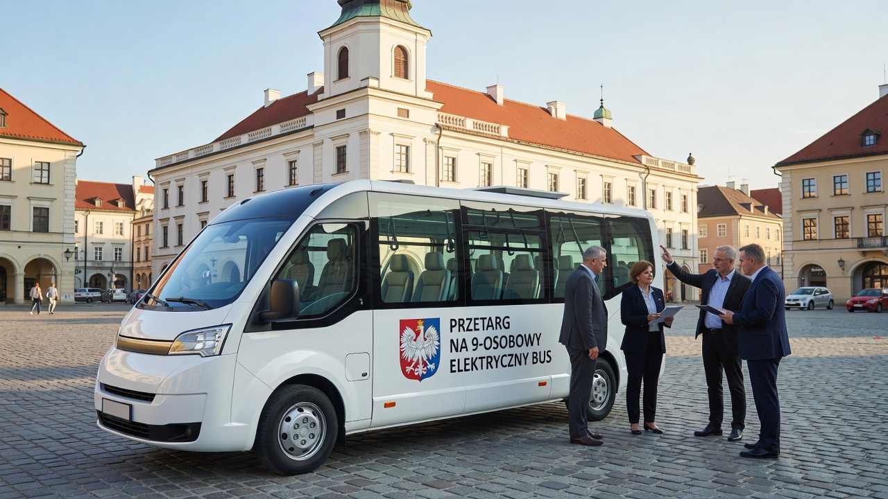 Wieliczka kupuje elektrycznego busa. Przetarg dla dziewięcioosobowego pojazdu