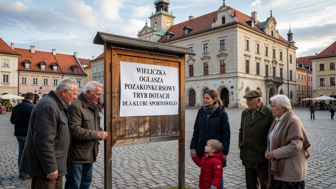 Wieliczka ogłasza pozakonkursowy tryb dotacji dla klubu sportowego