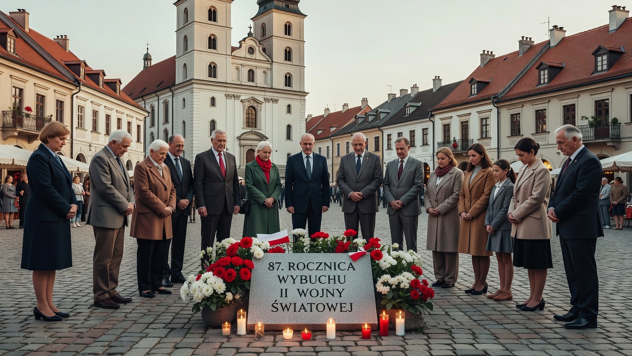 Wieliczka upamiętniła 87. rocznicę wybuchu II wojny światowej